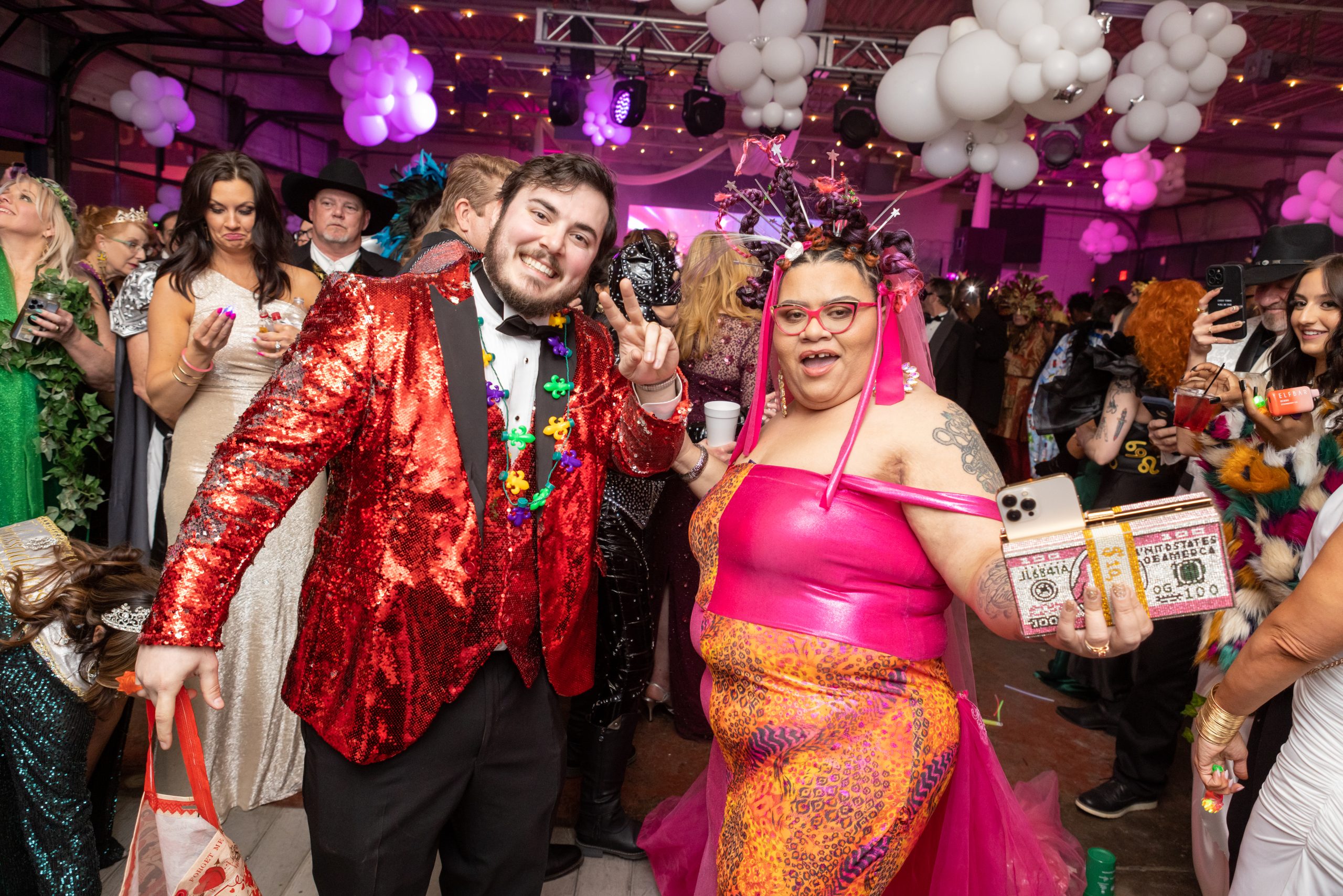 Krewe Of Highland Grand Bal 2023 Colton Johnson and Brittani Shabazz