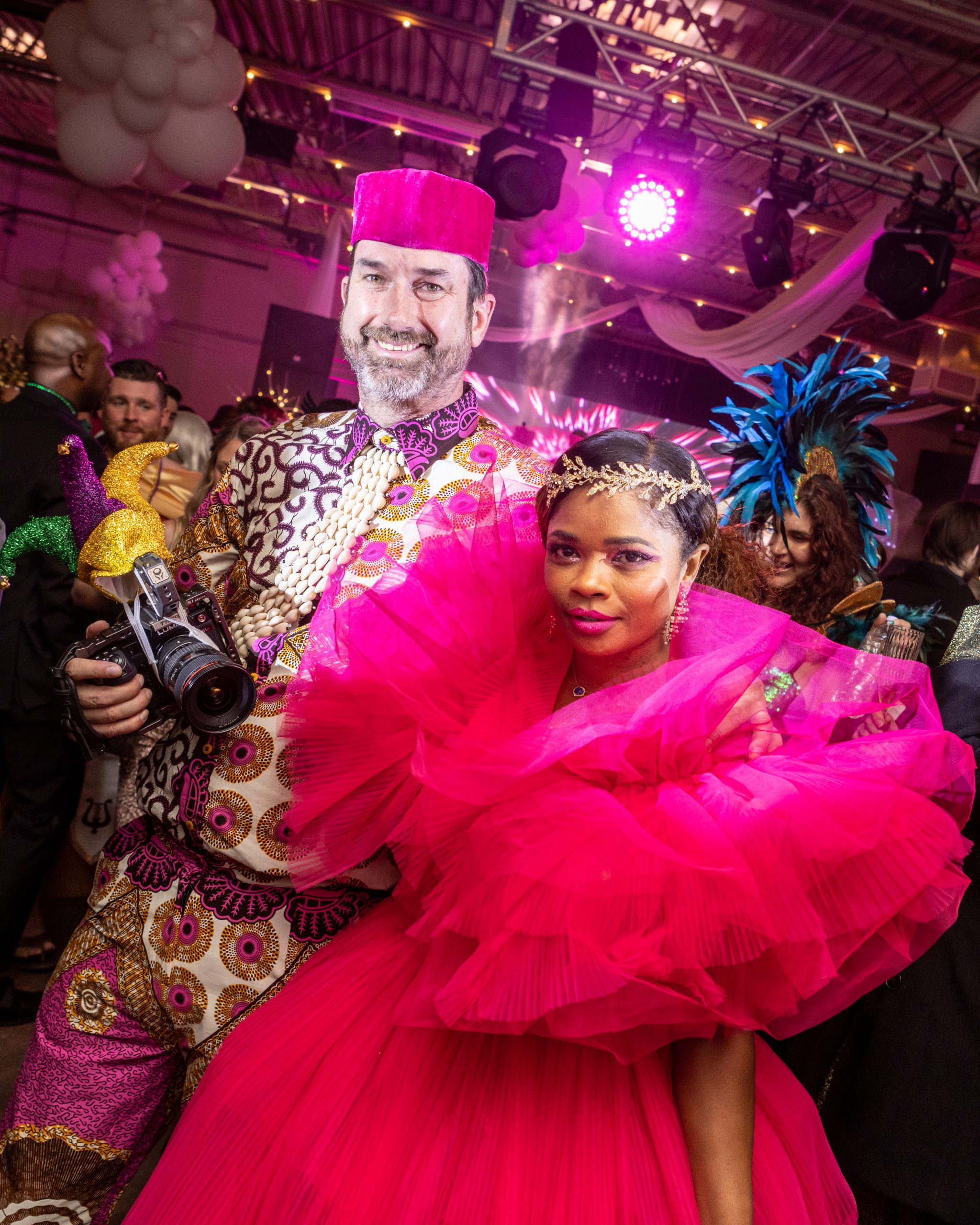 Clint McCommon & Niema Longstratt at Krewe of Highland Grand Bal 2023