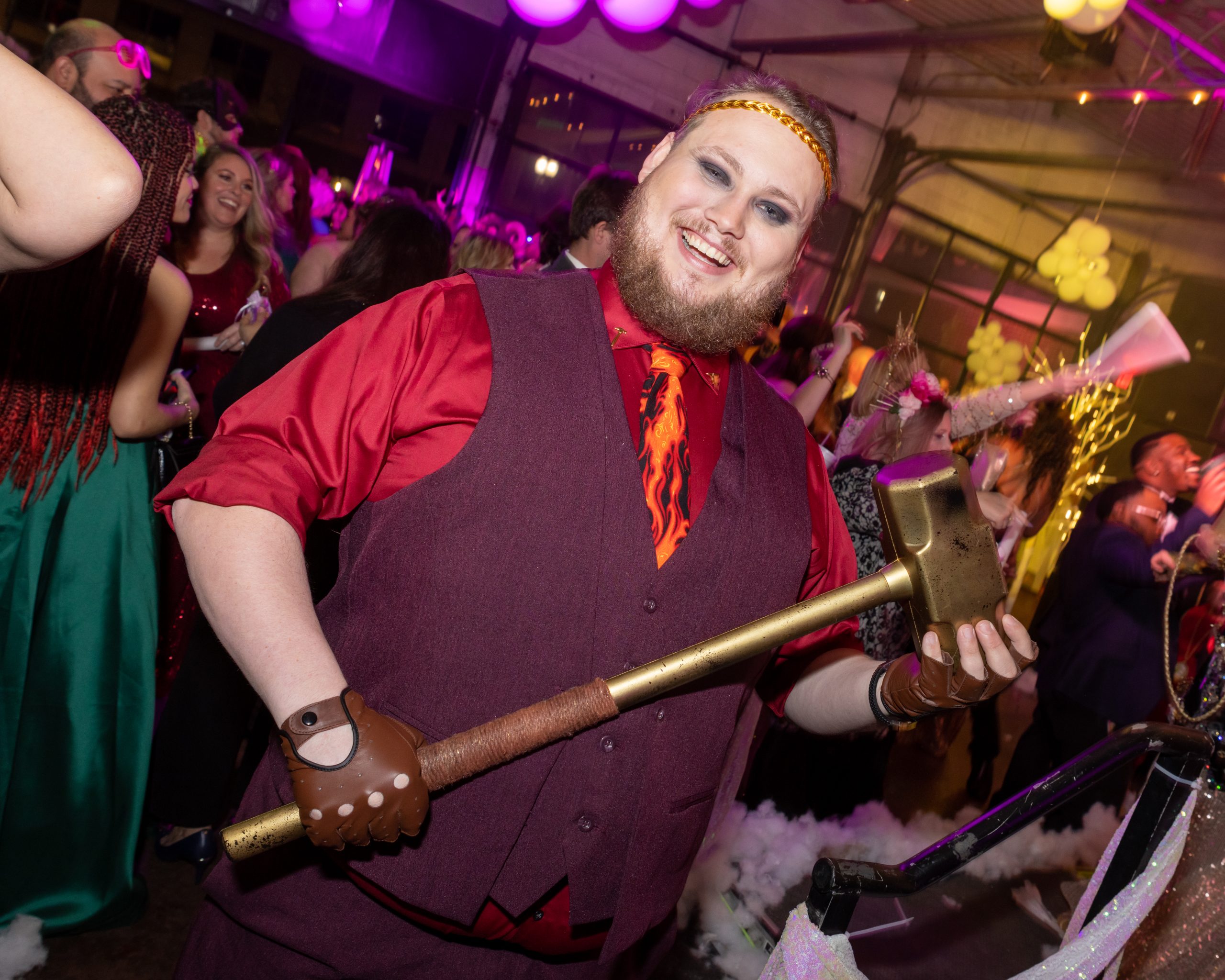 Alex Richardson at Krewe of Highland Grand Bal 2023