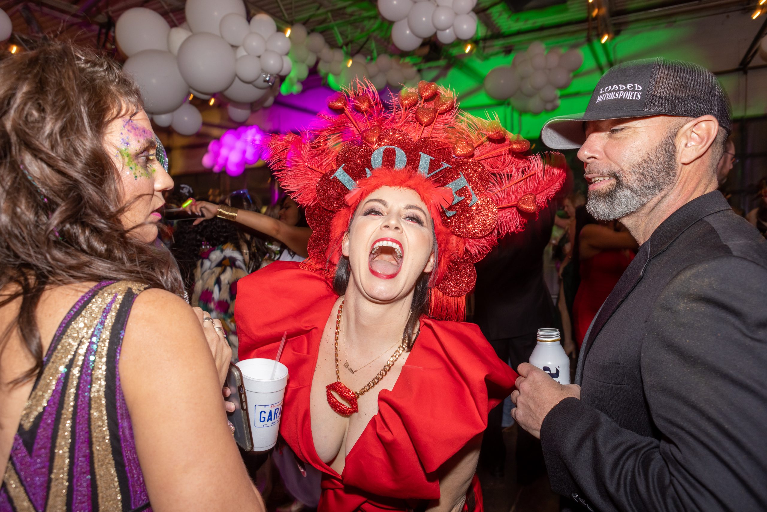 Britini Sepulvado at Krewe of Highland Grand Bal 2023
